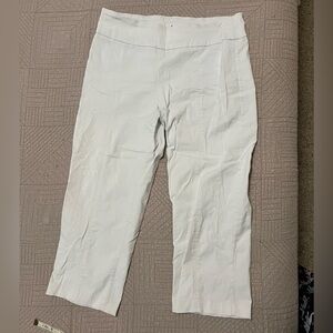 🥥🏖️Zac & Rachel Crisp White Clam-Diggers – Summer Staple 🐚